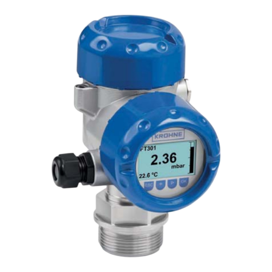 KROHNE OPTIBAR PC 5060 Hoja De Datos Técnica