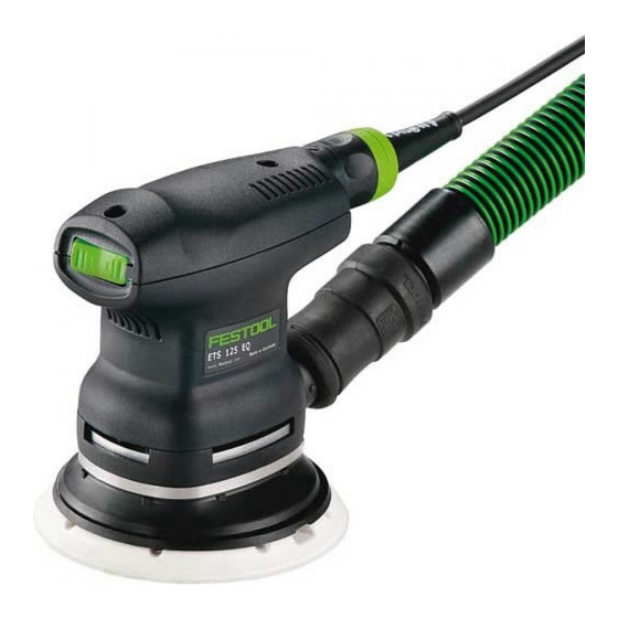 Festool ETS 125 Q Manual De Instrucciones