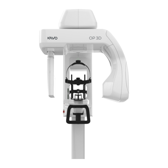 KaVo ORTHOPANTOMOGRAPH OP 3D Manual Del Usuario Y Del Instalación