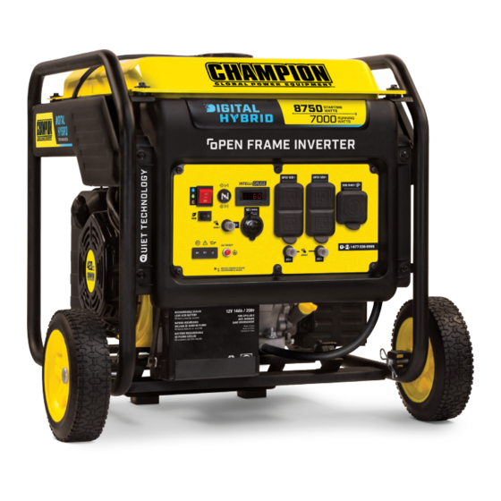 Champion 100520 Manual Del Operador