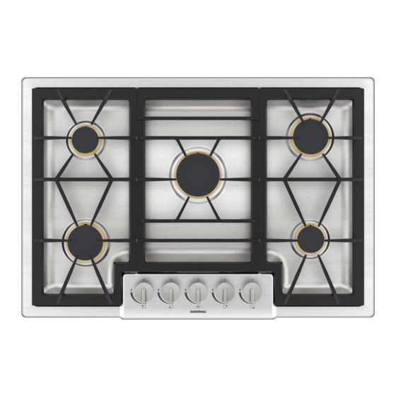 Gaggenau CG 280 210CA Manual De Uso