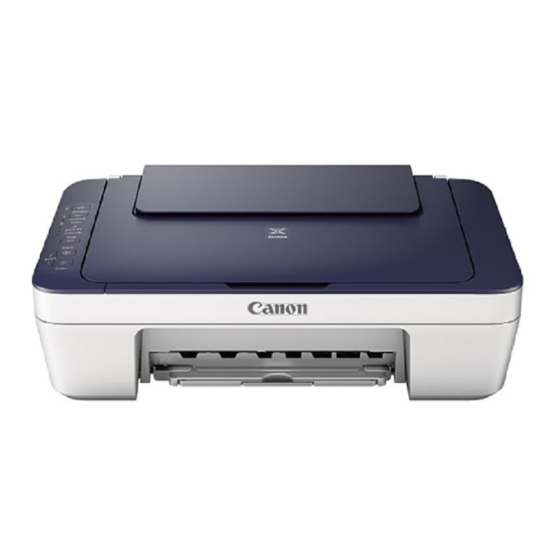 Canon PIXMA MG3000 Serie Guía De Inicio