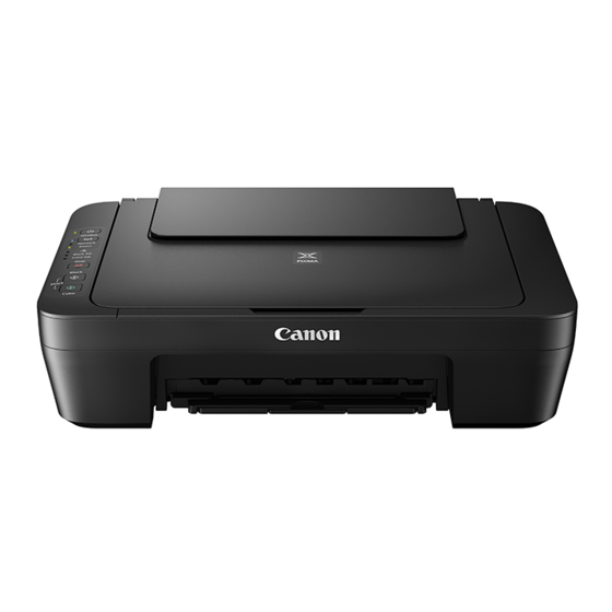 Canon PIXMA MG3000 Serie Guia De Inicio Rapido