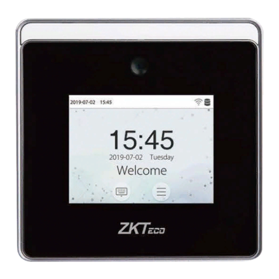 ZKTeco Horus TL1 Guía Rápida