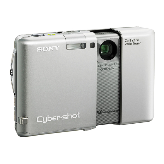 Sony Cyber-shot DSC-G1 Manual De Instrucciones