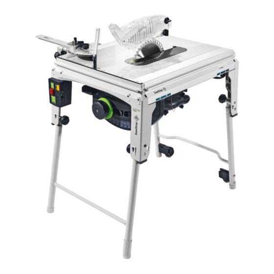 Festool TKS 80 EBS Guia De Inicio Rapido
