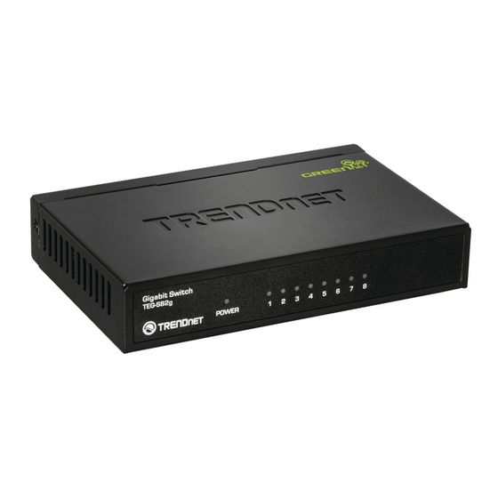 TRENDnet TEG-S82g Guía De Instalación Rápida