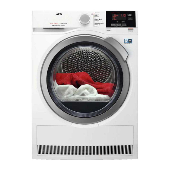 AEG T8DBG862 Manual De Instrucciones