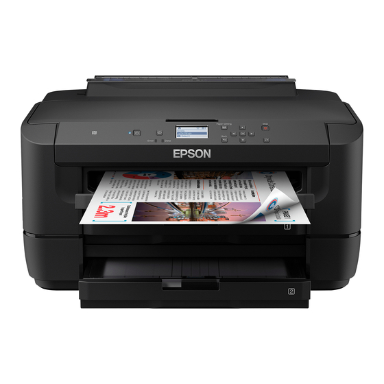 Epson WF-7210 Serie Manual De Usuario