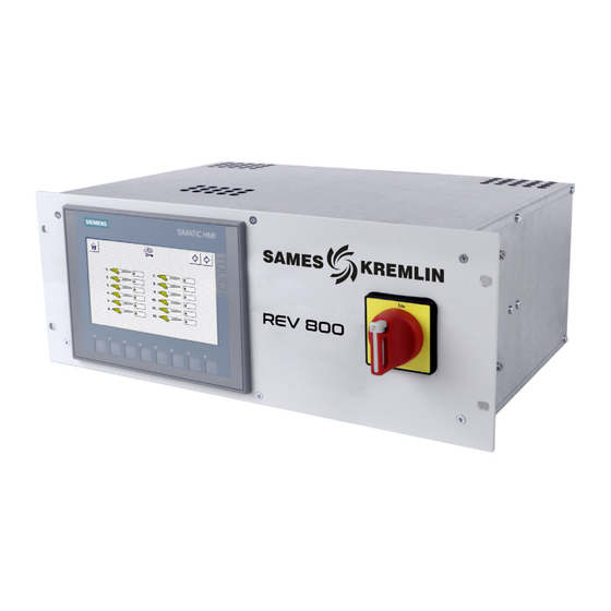SAMES KREMLIN REV 800 Manual De Instrucciones