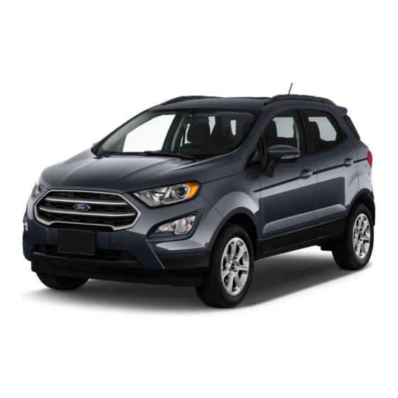 Ford ECOSPORT 2020 Manual Del Propietário