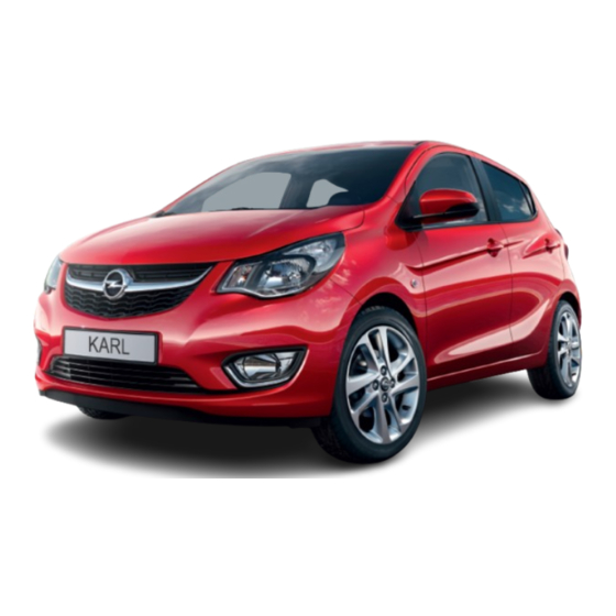 Opel Karl 2016 Manual De Instrucciones