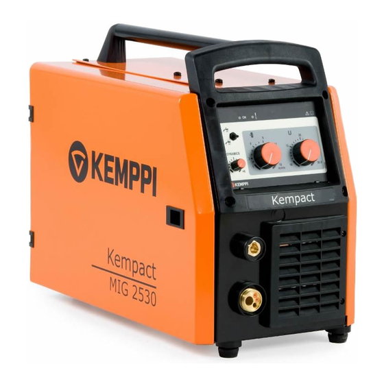 Kemppi KEMPACT MIG 2530 Manual De Instrucciones