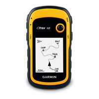 Garmin ETREX 10 Manual Del Usuario