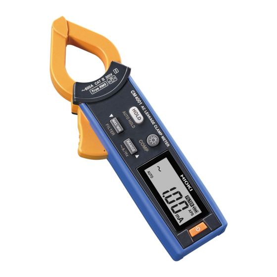 Hioki CM4001 Manual De Instrucciones