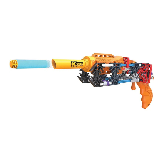 K'Nex KFORCE BUILD AND BLAST K-10X Manual De Instrucciones