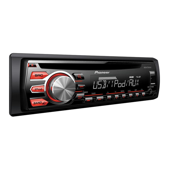 Pioneer DEH-X3700UI Manual De Instrucciones