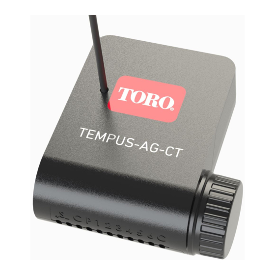 Toro TEMPUS-AG-MV Guia Del Usuario