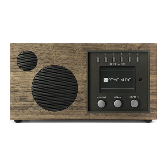 COMO AUDIO Solo Manual Del Propietário