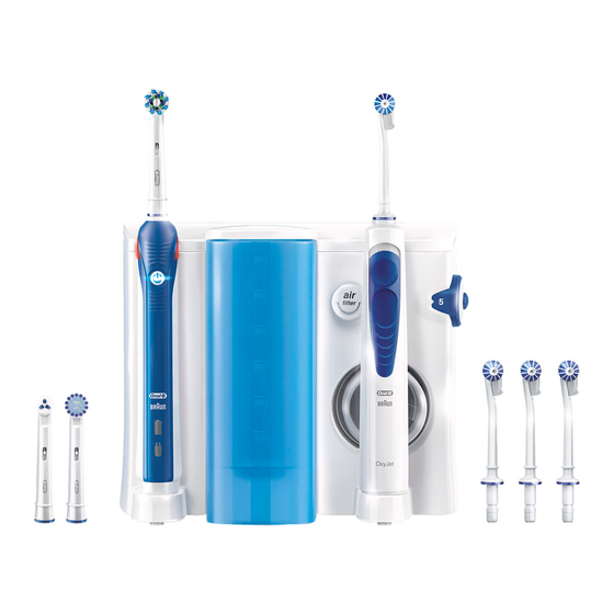 Braun Oral-B OxyJet 3D Center OC 15 525 Manual Del Usuario