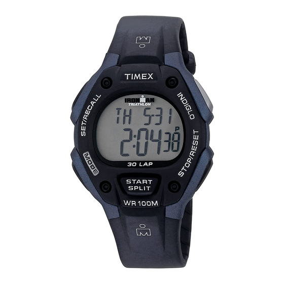 Timex 30-LAP Manual Del Usuario