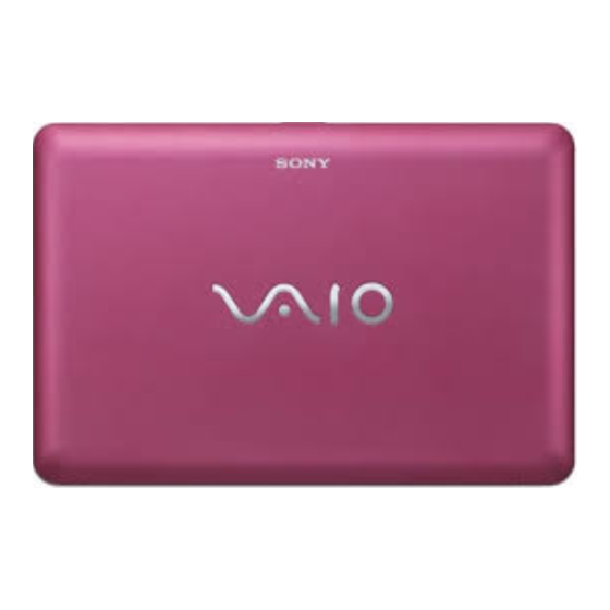 Sony VAIO VPCM1 Serie Guia Del Usuario