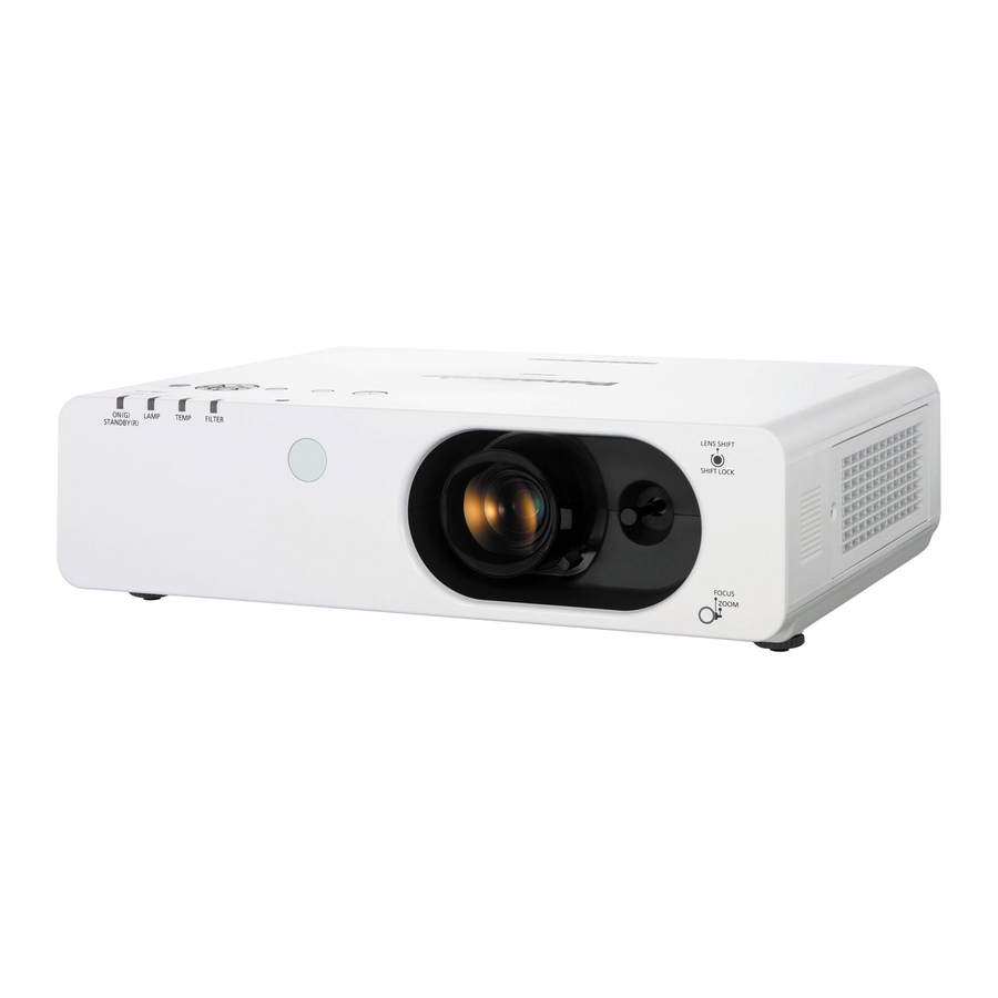 Panasonic PT-FW430U Instrucciones De Operación