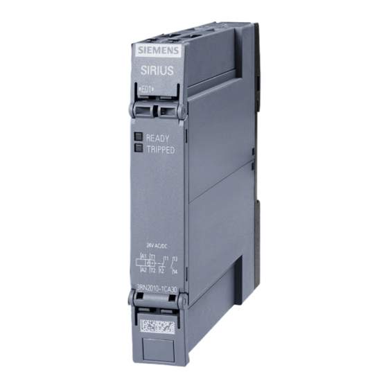 Siemens SIRIUS Manual De Producto