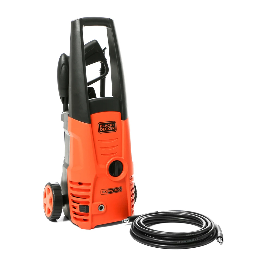 Black and Decker PW1400 Manual De Instrucciones