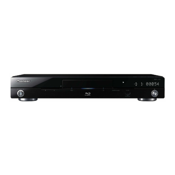 Pioneer BDP-LX54 Manual De Instrucciones
