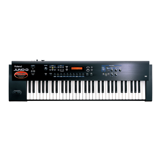 Roland juno d manual