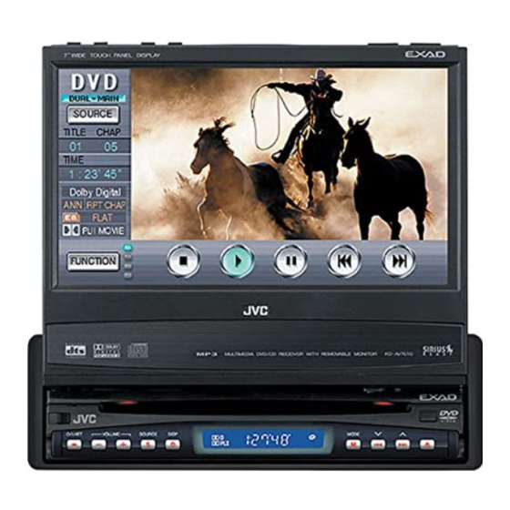 Radio Operations - JVC EXAD KD-AV7010 Manual De Instrucciones [Página ...