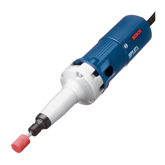Bosch GGS 27 L Manual De Instrucciones