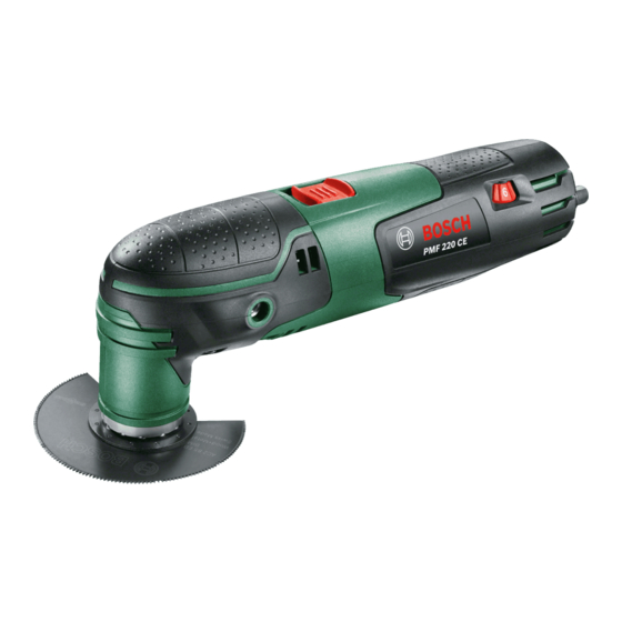 Bosch PMF 220 CE Manual Del Usuario