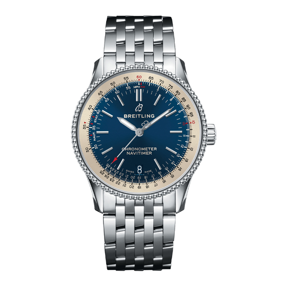 Breitling NAVITIMER AUTOMATIC 38 Modo De Empleo