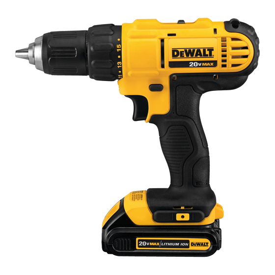 DeWalt DCD771 Manual De Instrucciones