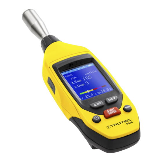 Trotec BQ20 Manual De Instrucciones