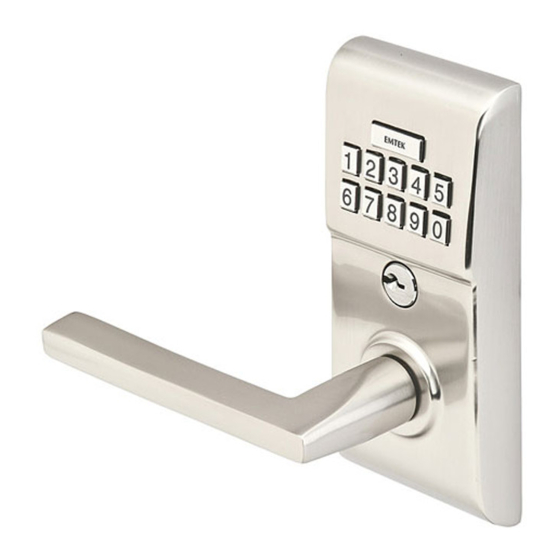 Assa Abloy Emtek Modern Style Keypad Manuales