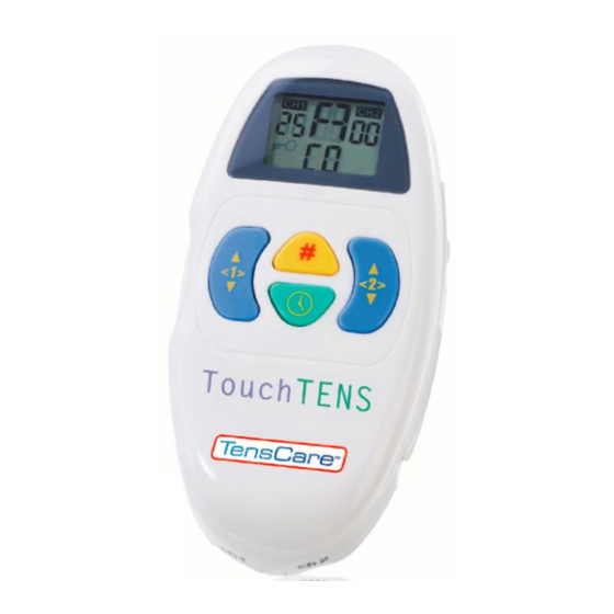 TensCare Touch TENS XL-Y1 Manuales