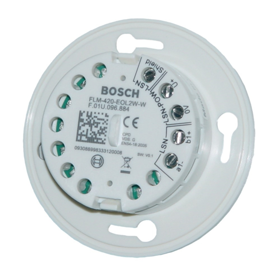 Bosch FLM-420-EOL2W-W Manuales