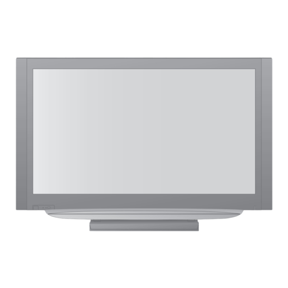 Panasonic VIERA TH-42PZ85E Manual De Instrucciones