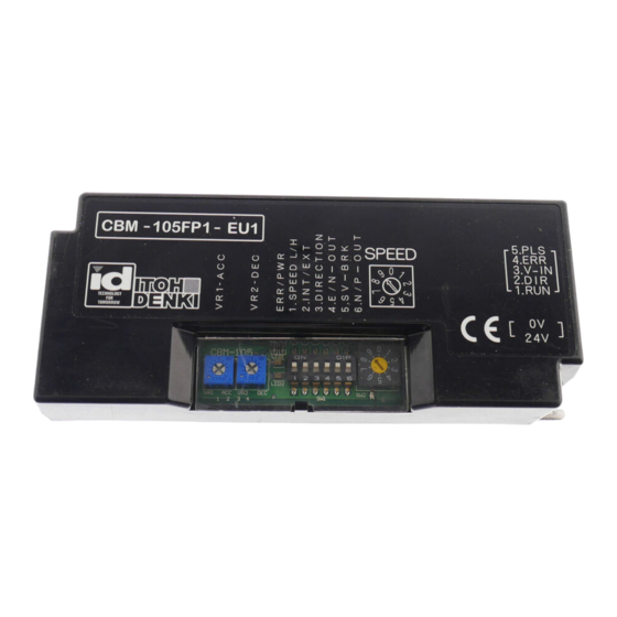 ITOH DENKI CBM-105FP1-EU1 Manual De Usuario