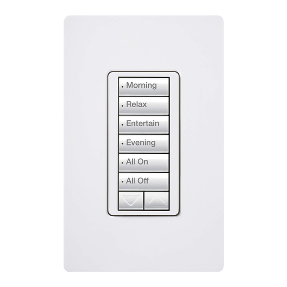 Lutron RadioRA2 RRD-W1RLD Instrucciones De Instalación