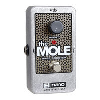 Electro-Harmonix Mole Bass Booster Manual De Instrucciones