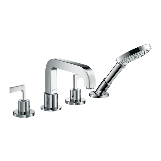 Hansgrohe AXOR Critterio 39446 Serie Manual Del Usuario