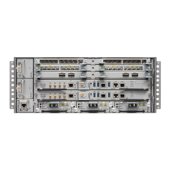 Cisco NCS 560 Serie Manuales