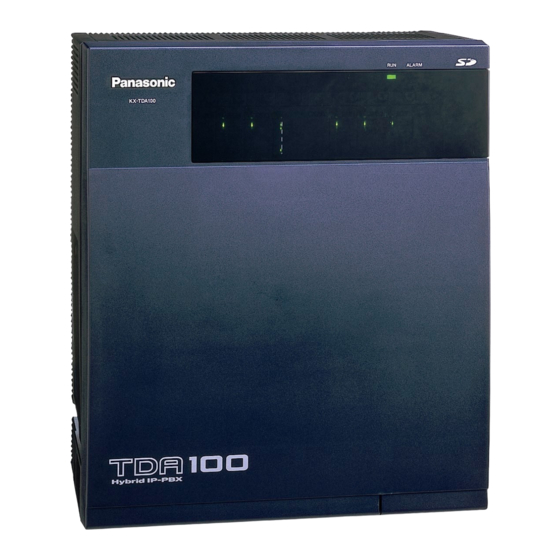 Panasonic KX-TDA100 Guía De Funciones