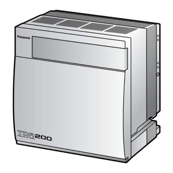Panasonic KX-TDA100 Manual De Instalación