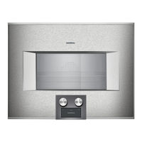 Gaggenau BS 261-6 Serie Instrucciones De Uso