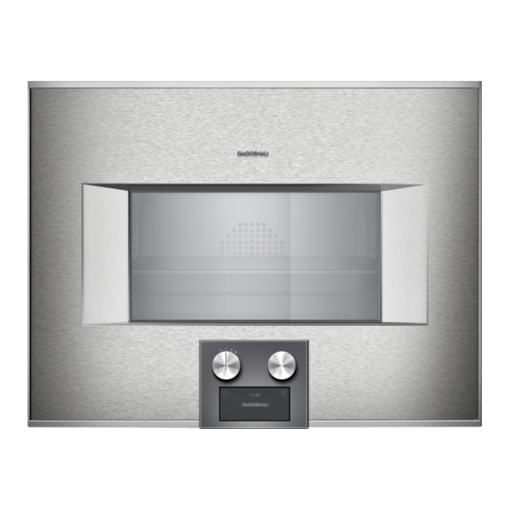 Gaggenau BS 260 Instrucciones De Uso